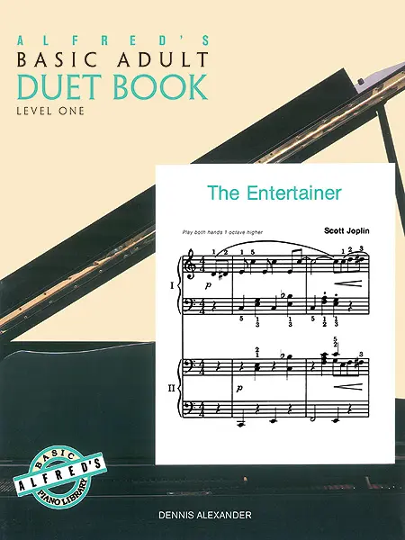 Cover: 38081000114 | Alfred's Basic Adult Piano Course Duet Book 1 | Dennis Alexander